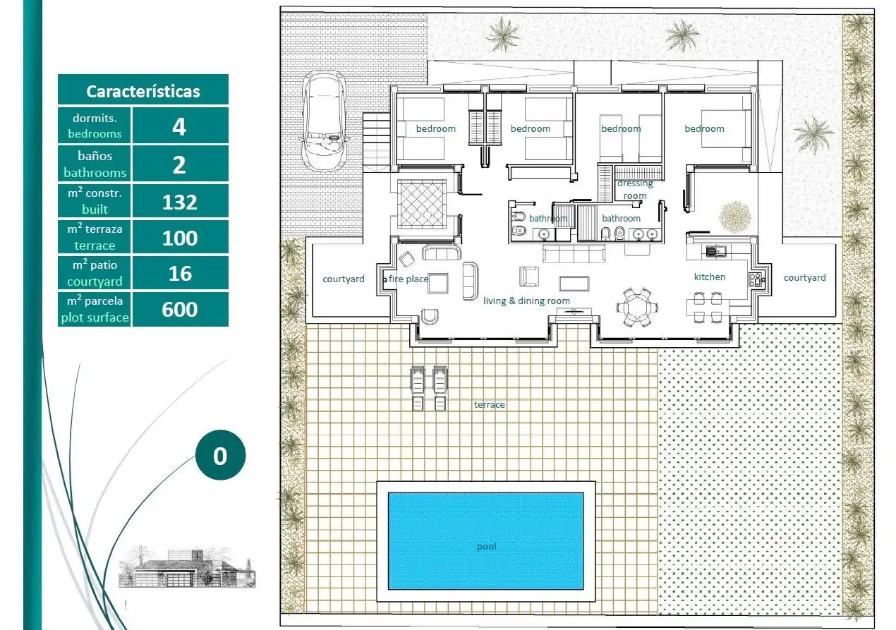 Chalet con piscina en venta en Campo de Murcia, imagen 14