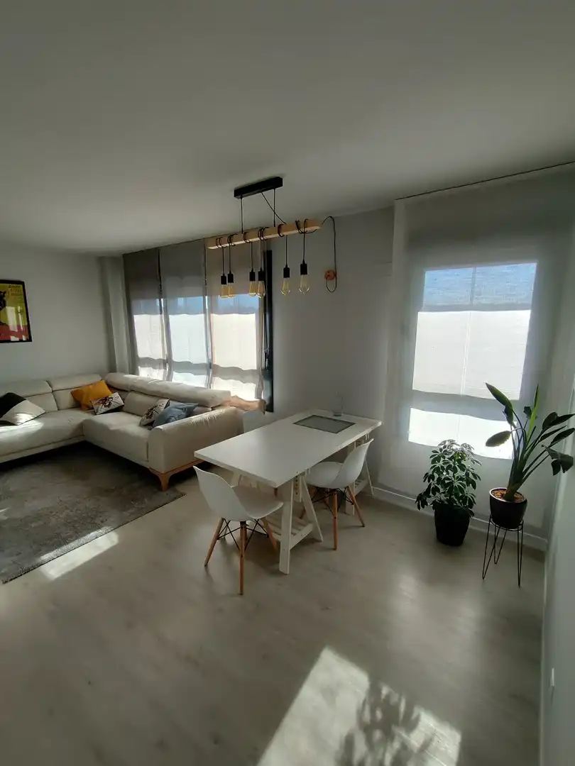 Living room of Flat for rent in Madrid  with Air Conditioner, Heating and Terrace
