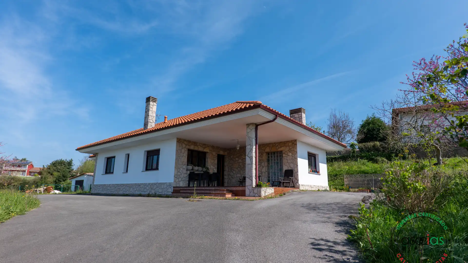 Exterior view of Houses for sale in Gijón   with Heating, Terrace and Furnished