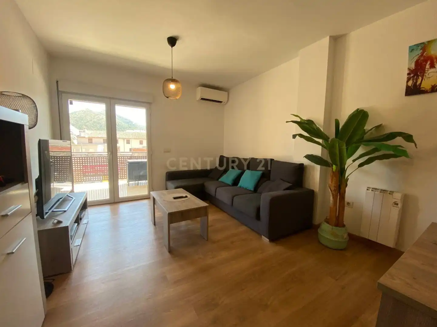 Wohnzimmer von Wohnungen zum Verkauf in Xaló mit Klimaanlage und Abstellraum