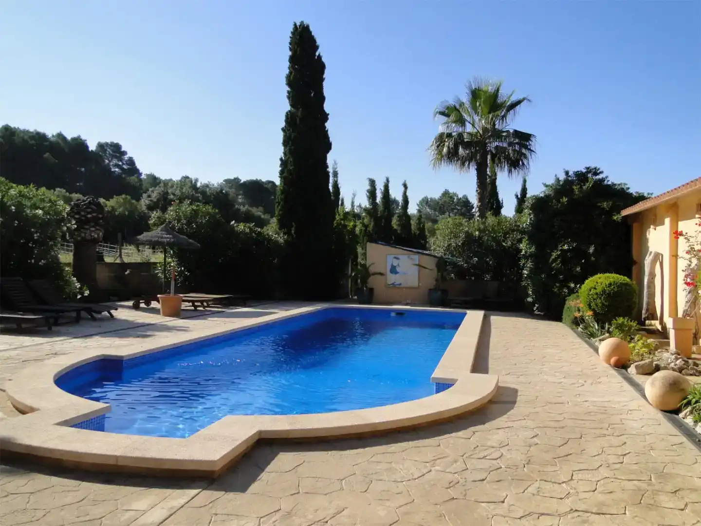 Schwimmbecken von Wohnungen zur Miete in Montuïri mit Privatgarten, Schwimmbad und Möbliert