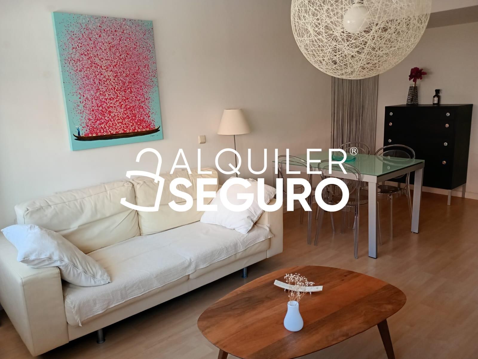 Living room of Flat to rent in Málaga Capital  with Air Conditioner and Furnished