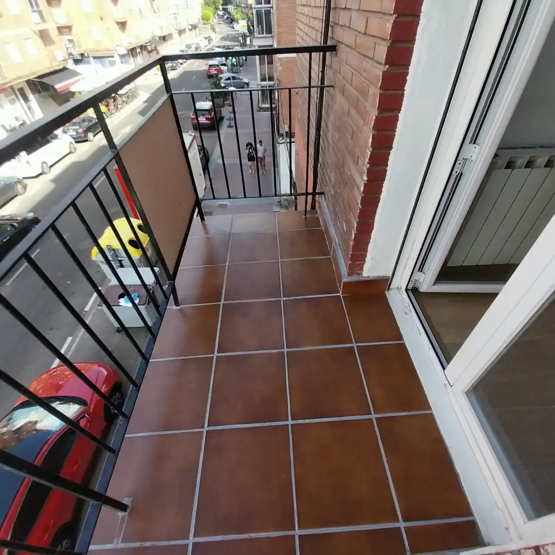 Balcony of Flat for sale in Valladolid  with Heating, Parquet flooring and Terrace