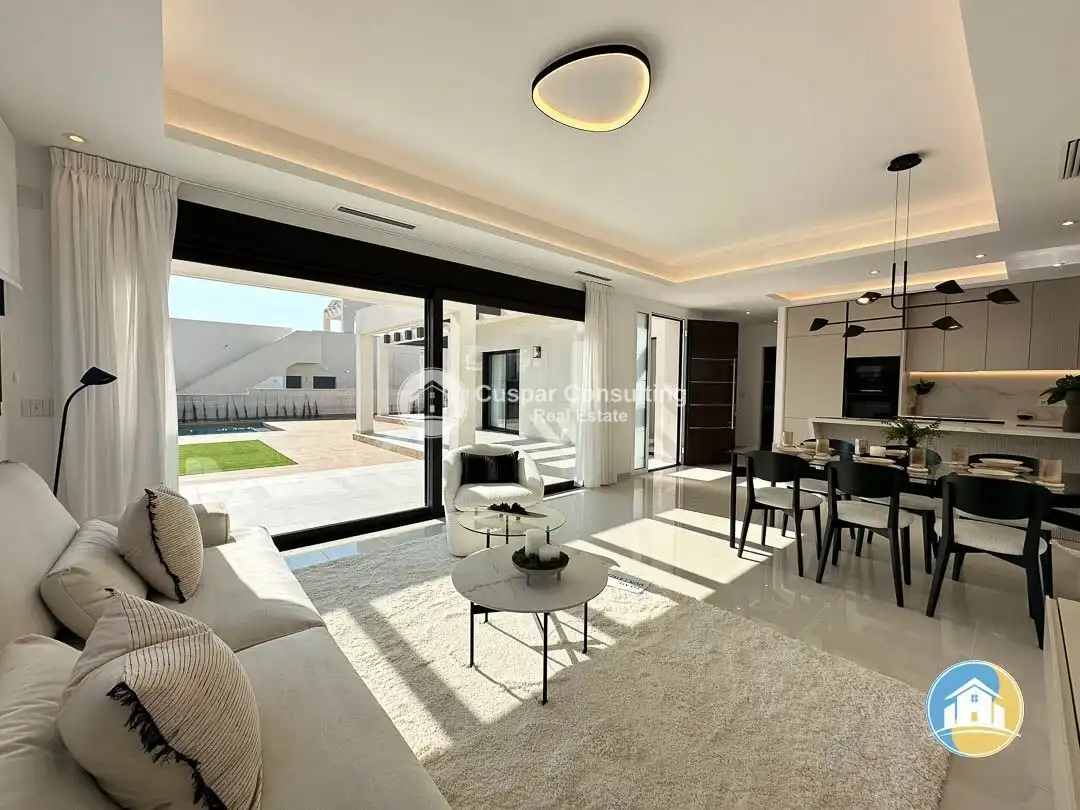 Sala de estar de Casa o chalet en venta en Rojales con Aire acondicionado, Calefacción y Jardín privado