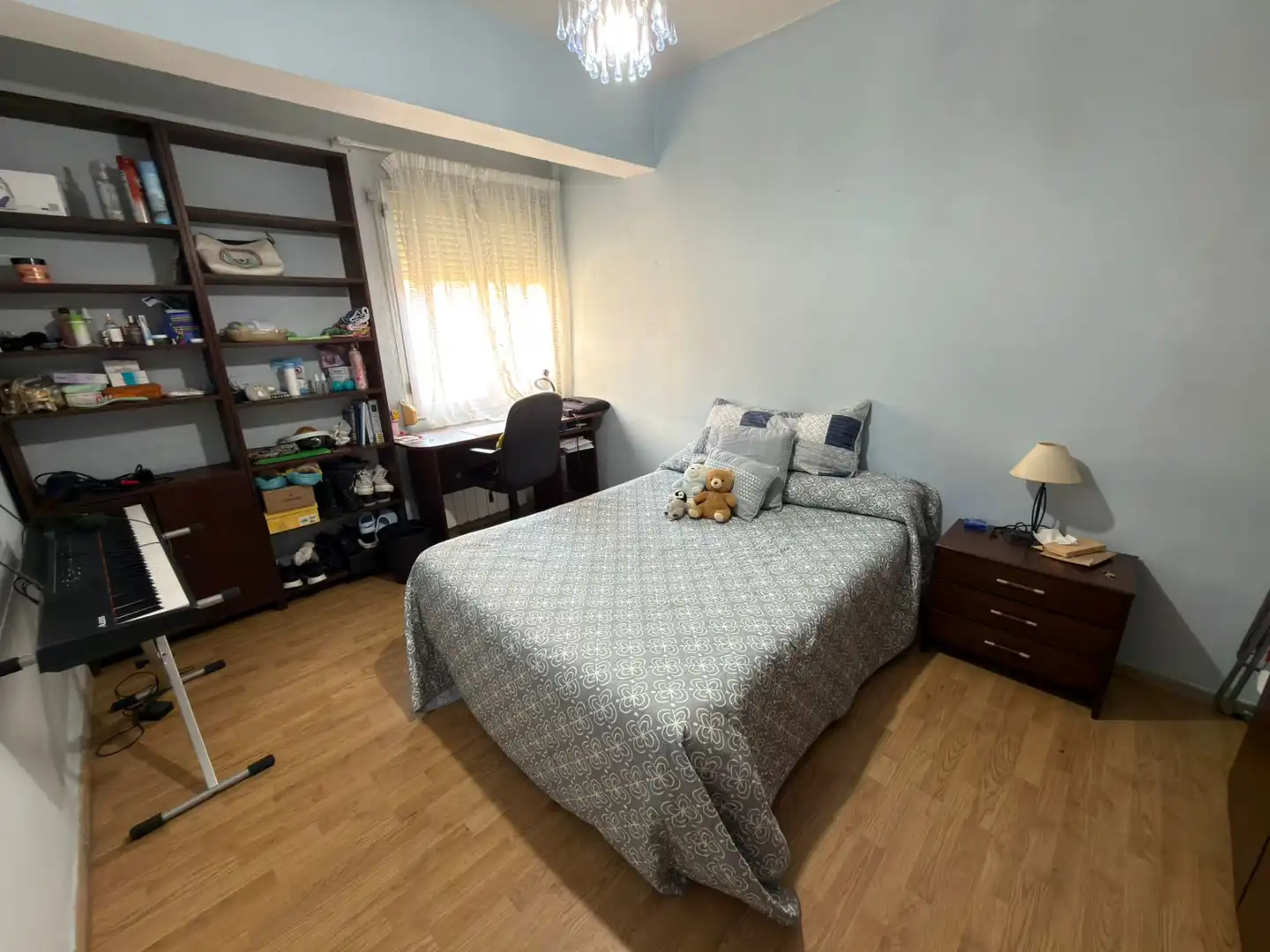 Schlafzimmer von Wohnung zur Miete in Pontevedra Capital  mit Heizung, Möbliert und Ofen