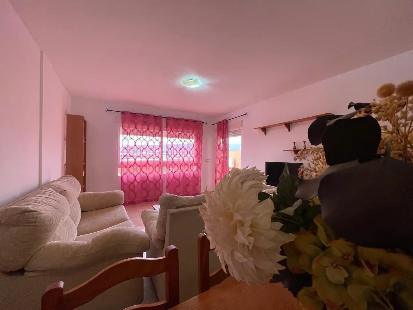 Sala d'estar de Apartament en venda en Águilas amb Aire condicionat, Terrassa i Piscina