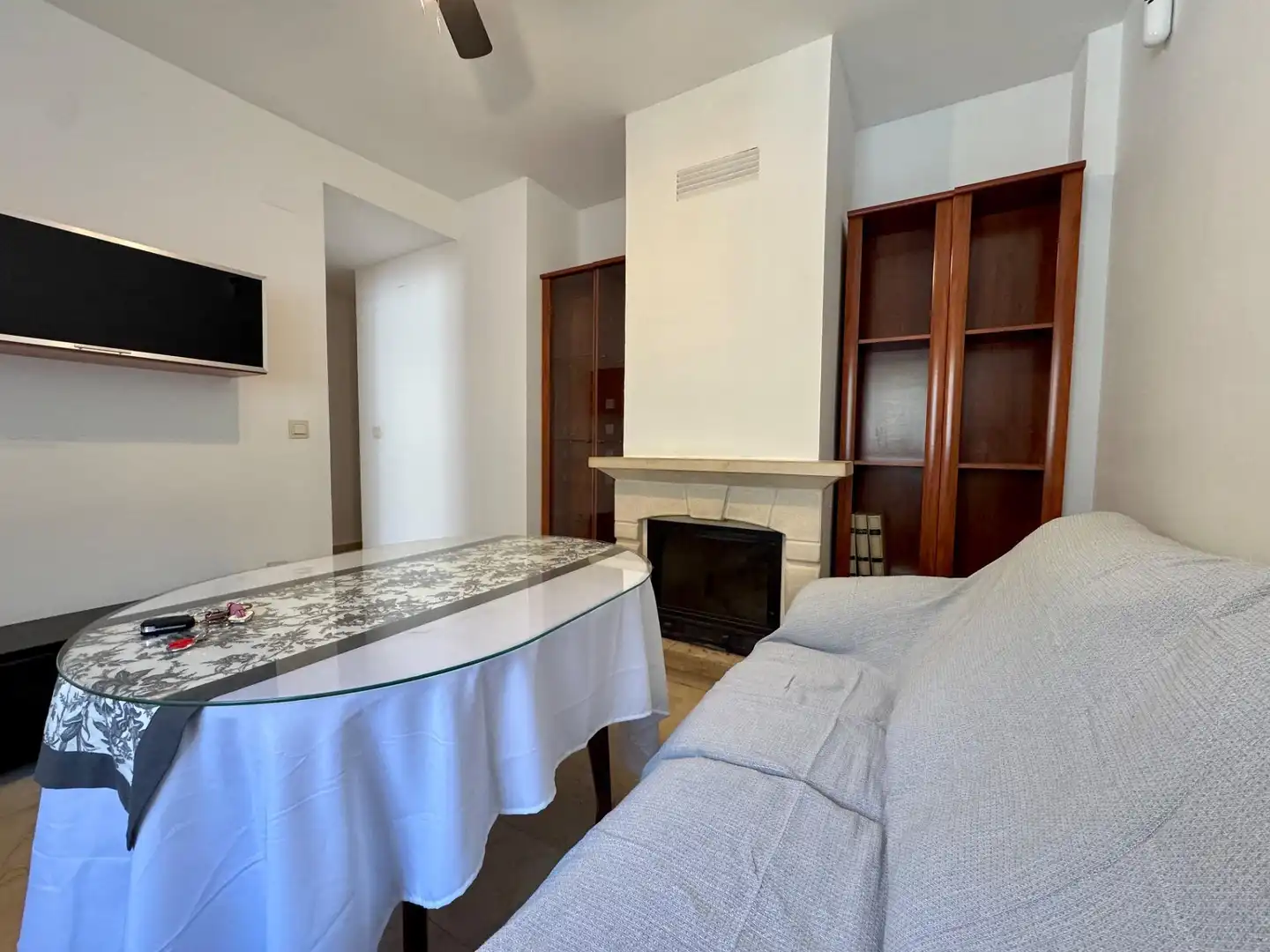 Sala d'estar de Casa adosada en venda en Pulianas amb Traster, Balcó i Piscina comunitària