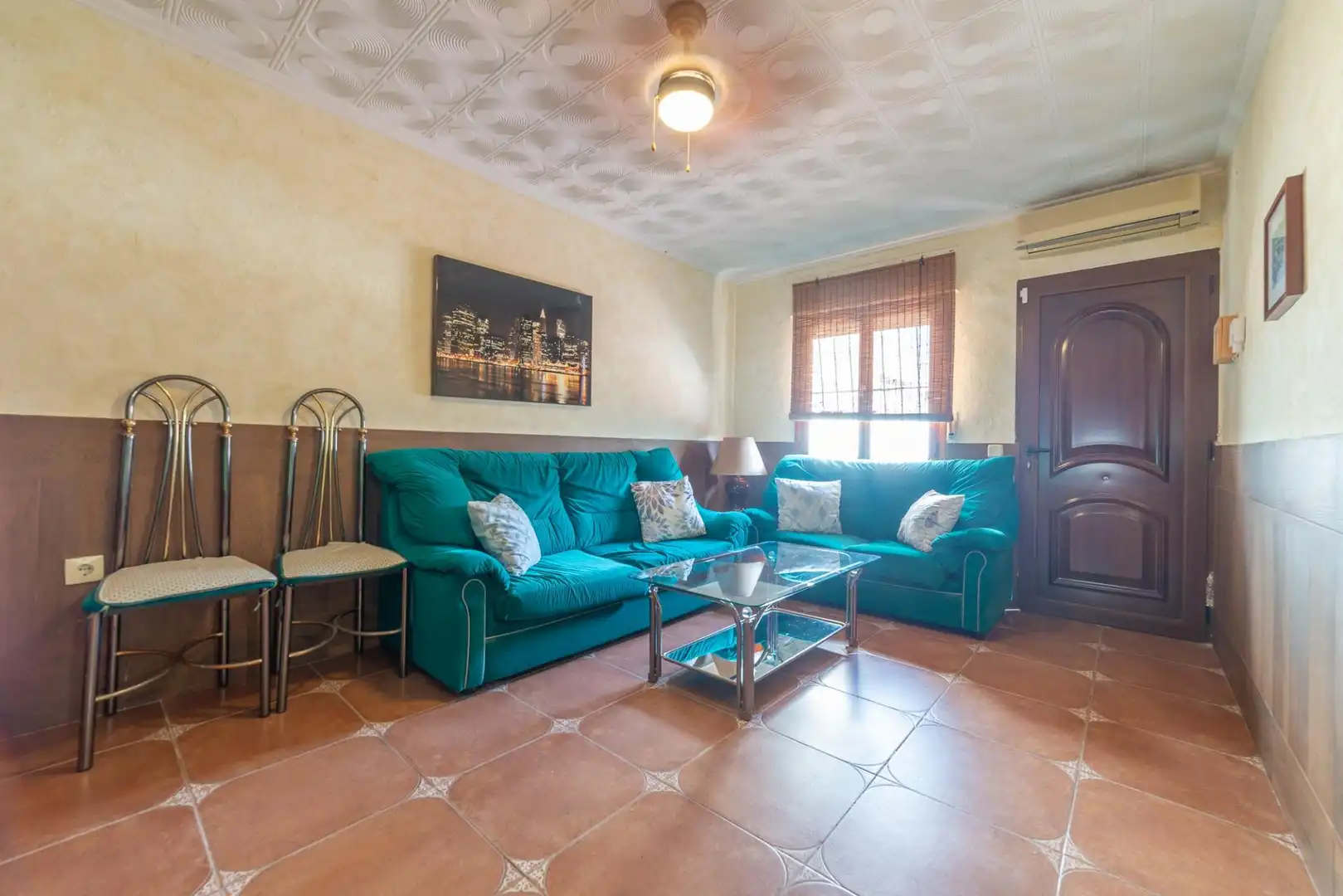 Sala de estar de Casa adosada en venta en San Javier con Jardín privado, Trastero y Amueblado