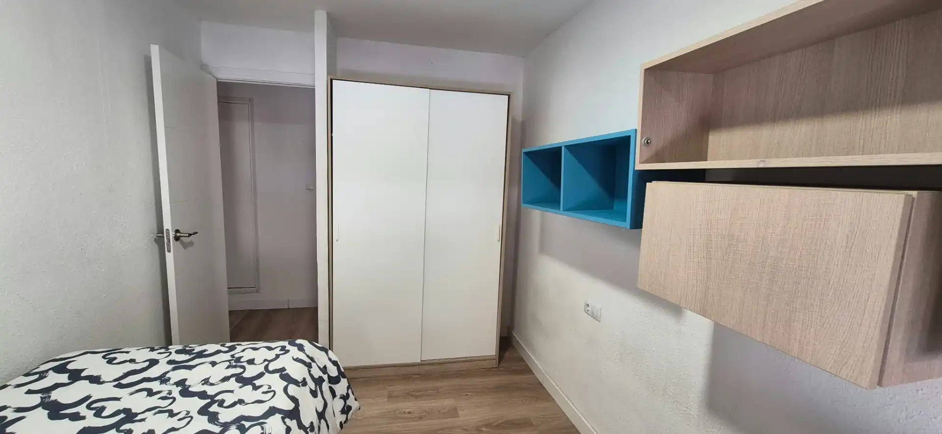 Bedroom of Flat for rent in Moncada  with Parquet flooring, Furnished and Oven