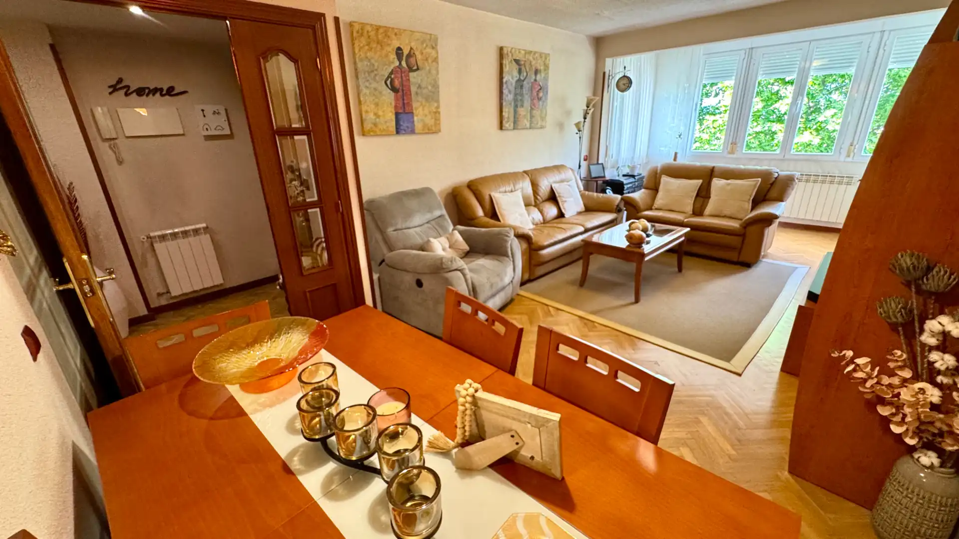 Sala de estar de Piso en venta en Majadahonda con Aire acondicionado, Calefacción y Parquet