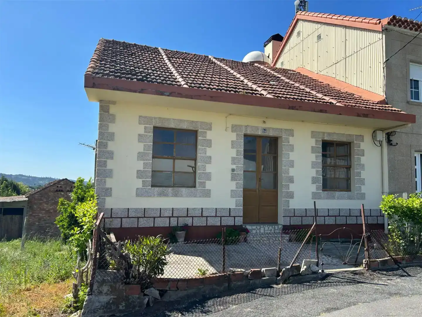 Vista exterior de Casa o xalet en venda en Negreira