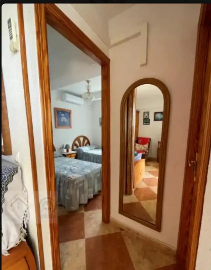 Bedroom of Flat for sale in Benidorm  with Air Conditioner and Balcony