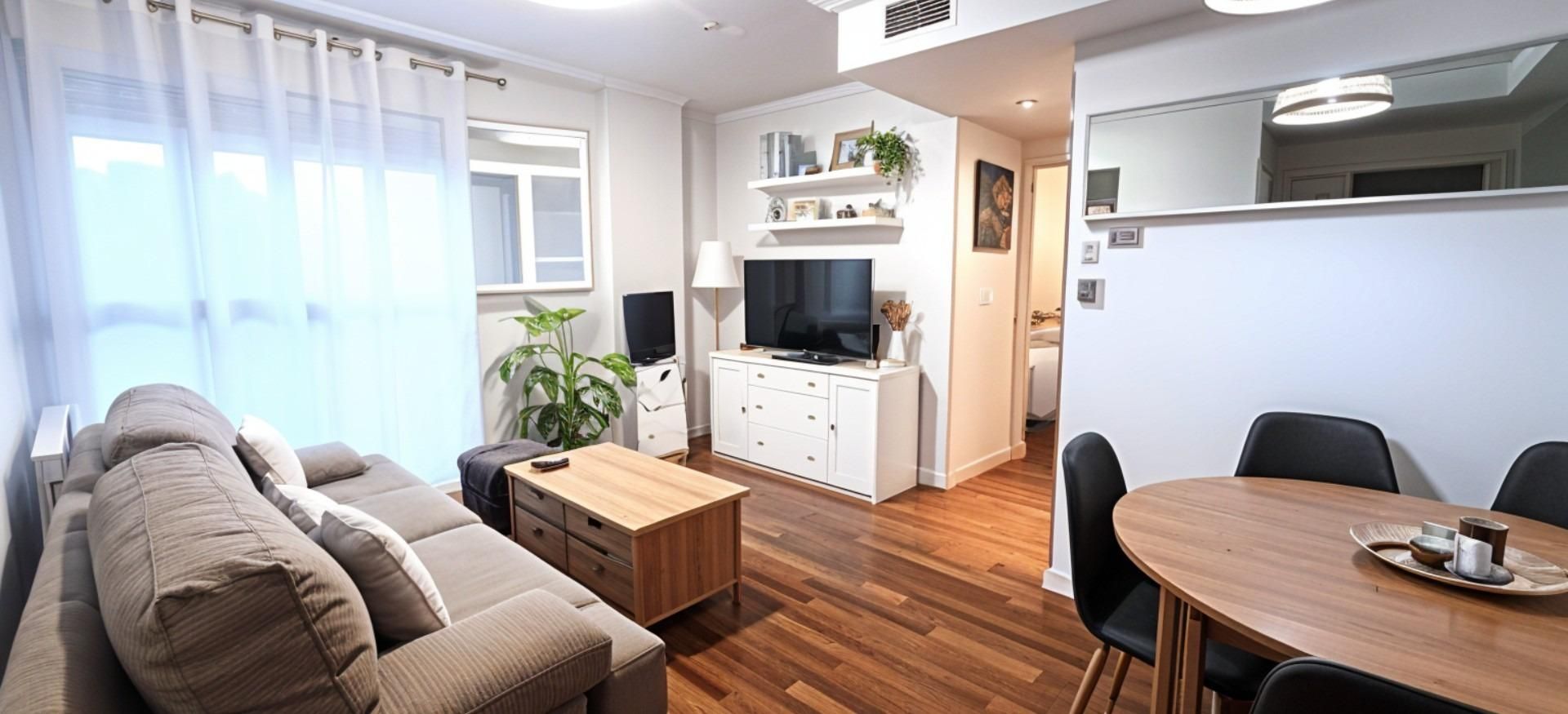 Sala d'estar de Pis en venda en  Madrid Capital amb Aire condicionat, Calefacció i Jardí privat