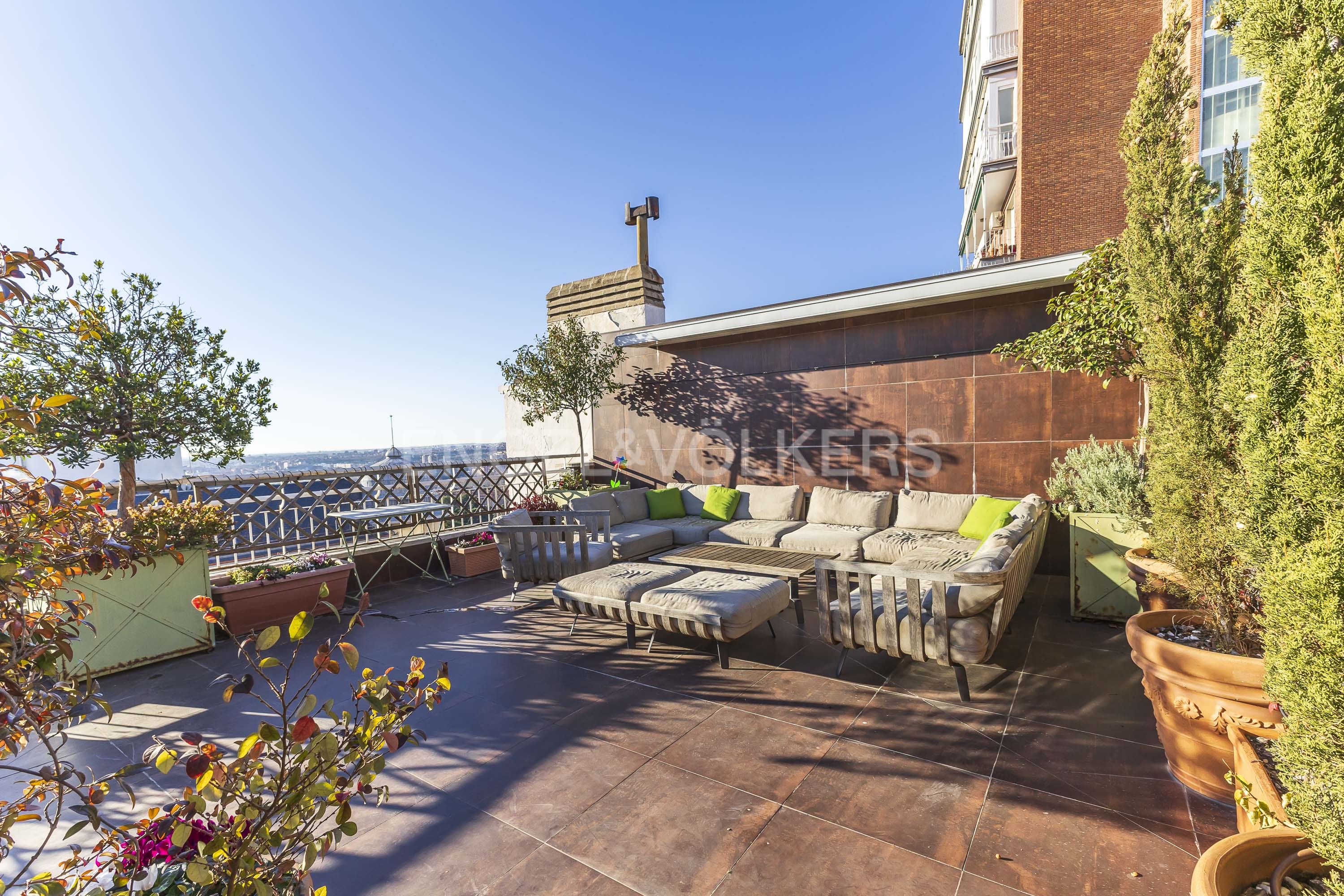 Terrace of Attic for sale in  Madrid Capital  with Air Conditioner, Heating and Terrace