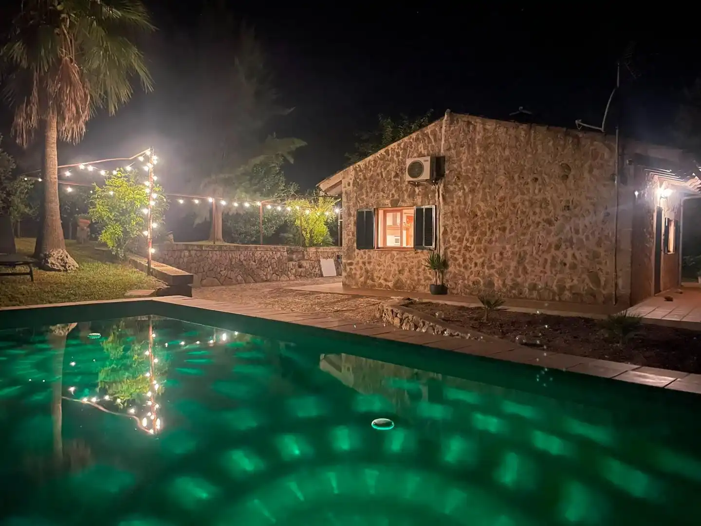 Swimming pool of Country homes for rent in Costitx  with Air Conditioner, Heating and Private garden