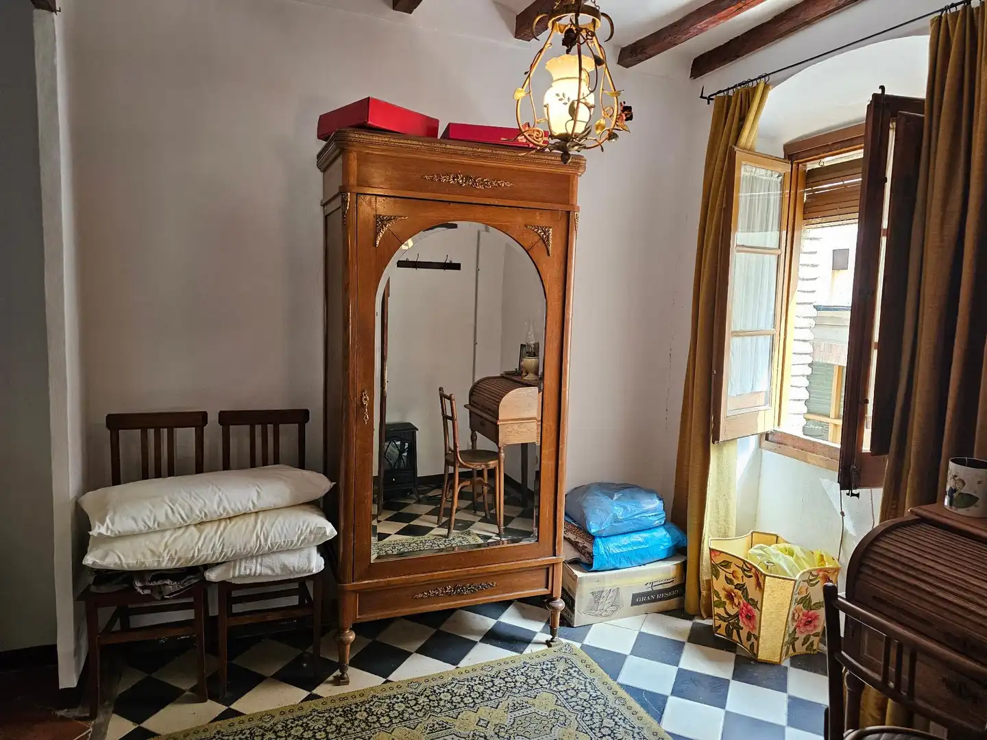 Schlafzimmer von Einfamilien-Reihenhaus zum Verkauf in Poboleda mit Terrasse, Abstellraum und Balkon