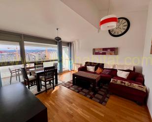 Living room of Flat to rent in Pontevedra Capital   with Heating, Terrace and Furnished