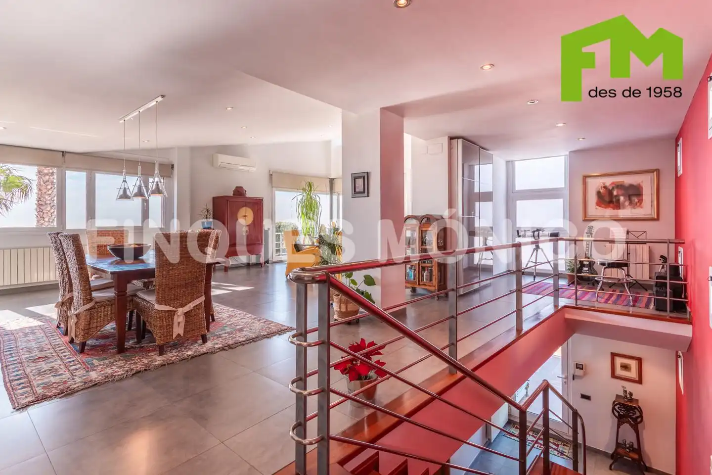 Sala d'estar de Casa o xalet de lloguer en Teià amb Aire condicionat, Calefacció i Jardí privat