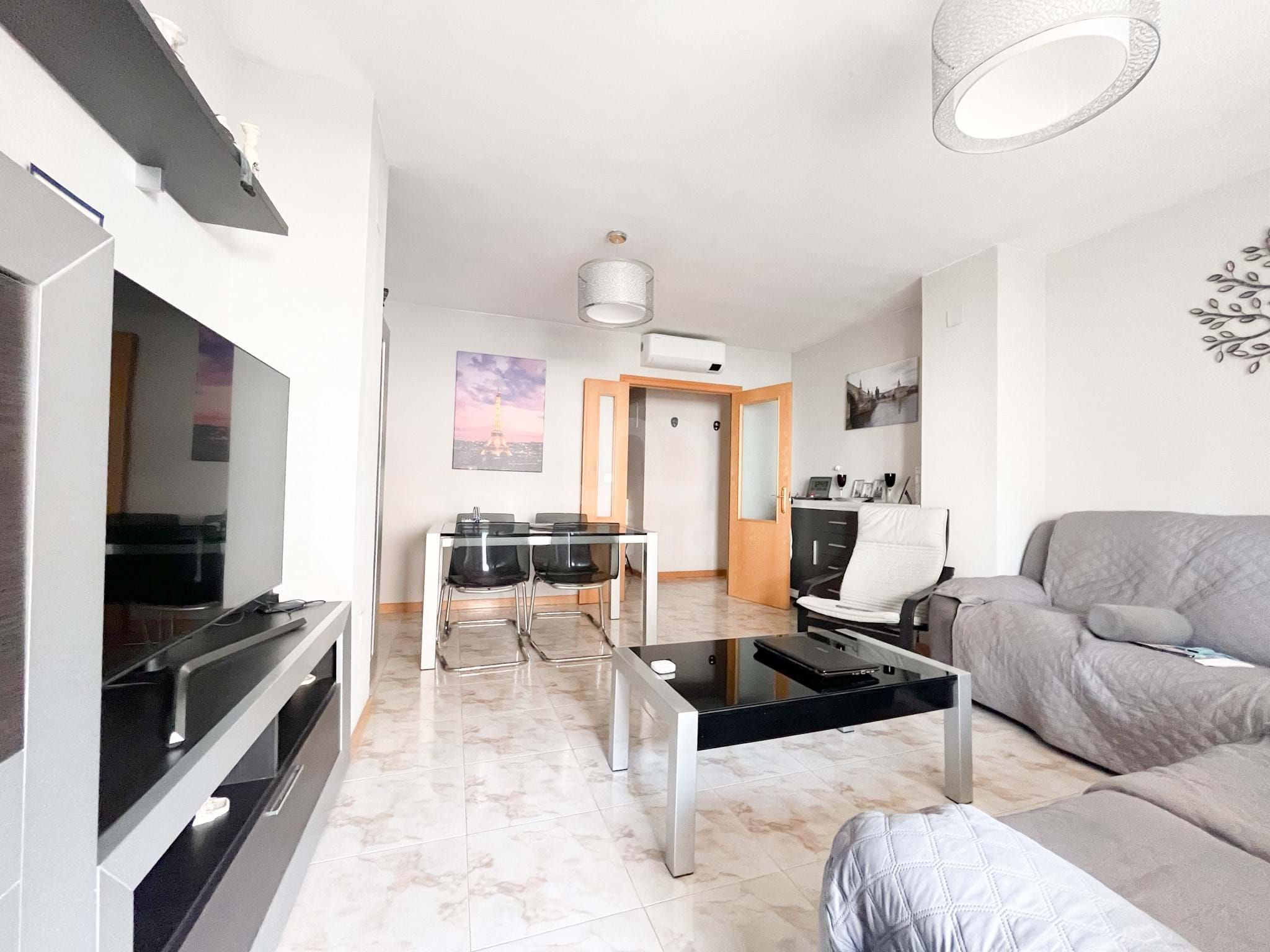 Living room of Flat for sale in Málaga Capital  with Air Conditioner and Terrace