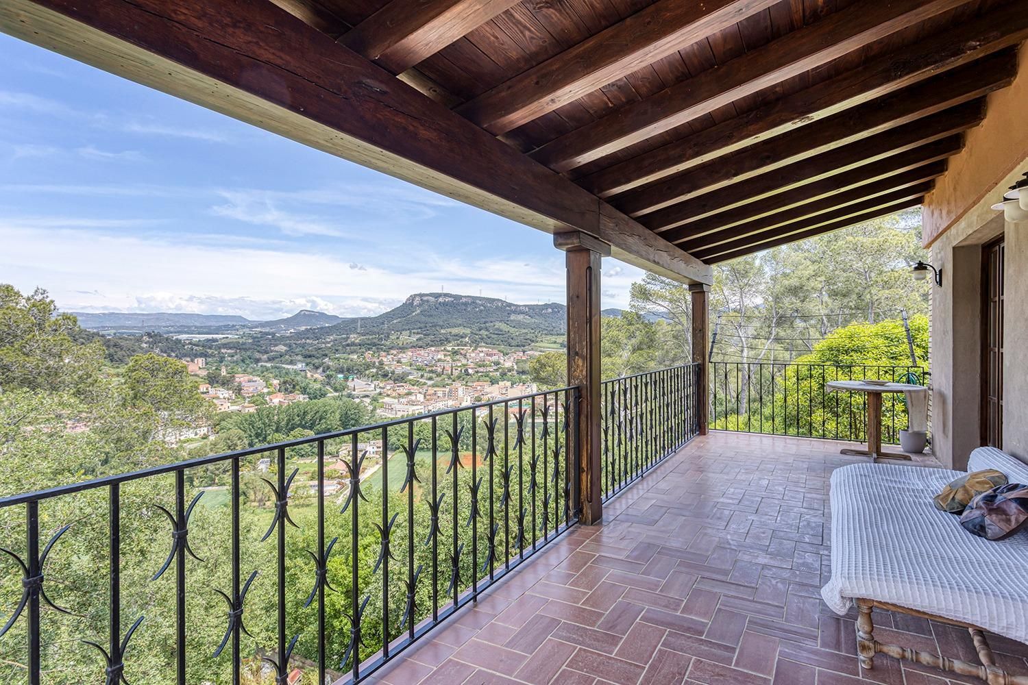 Terrassa de Casa o xalet en venda en La Pobla de Claramunt amb Calefacció, Jardí privat i Terrassa