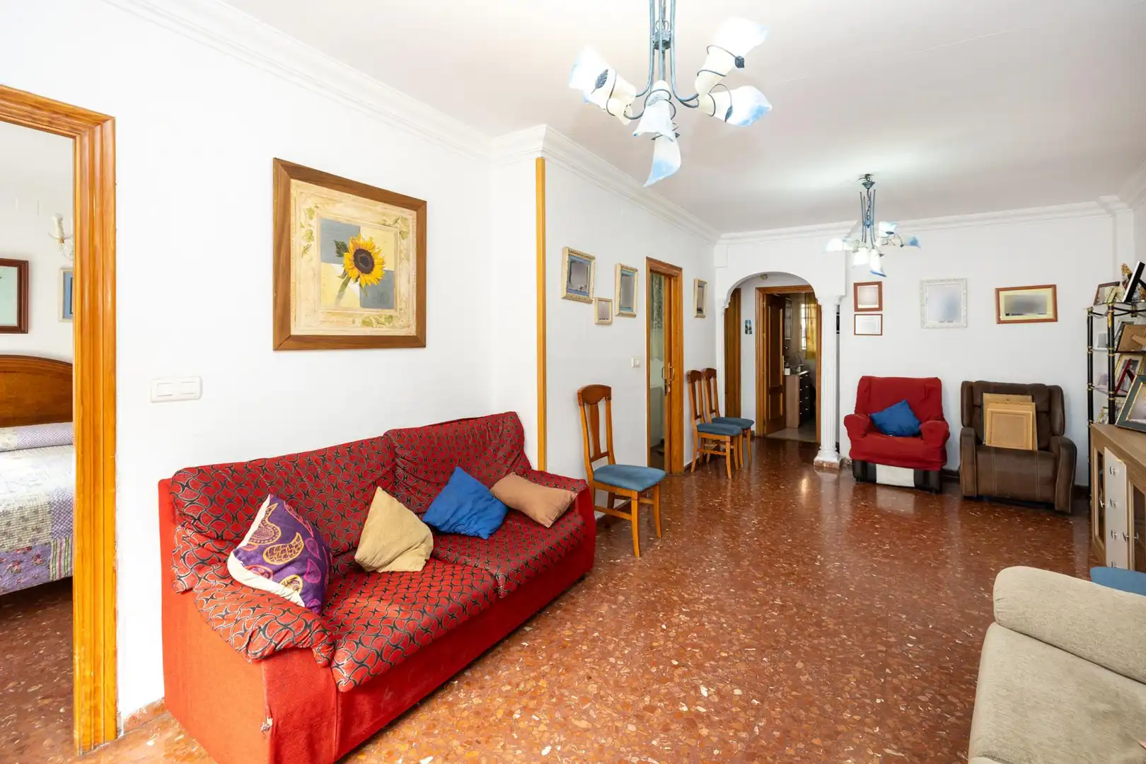 Sala d'estar de Casa adosada en venda en Motril