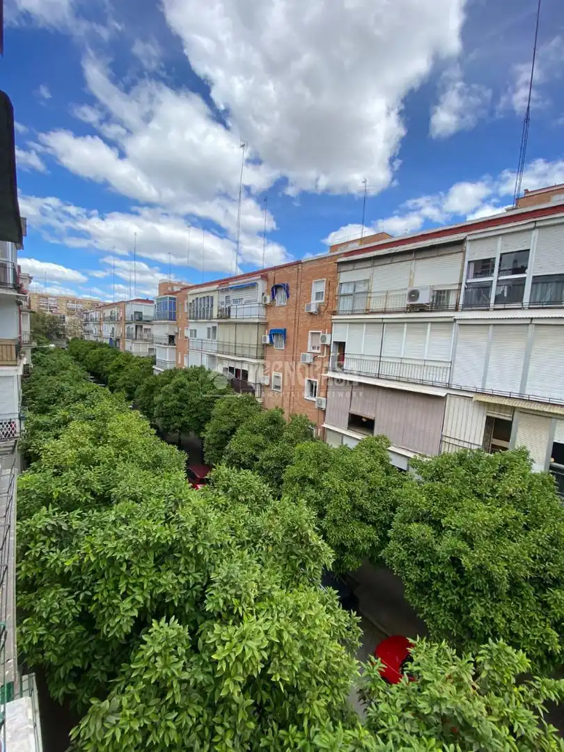 Vista exterior de Garatge en venda en Sevilla