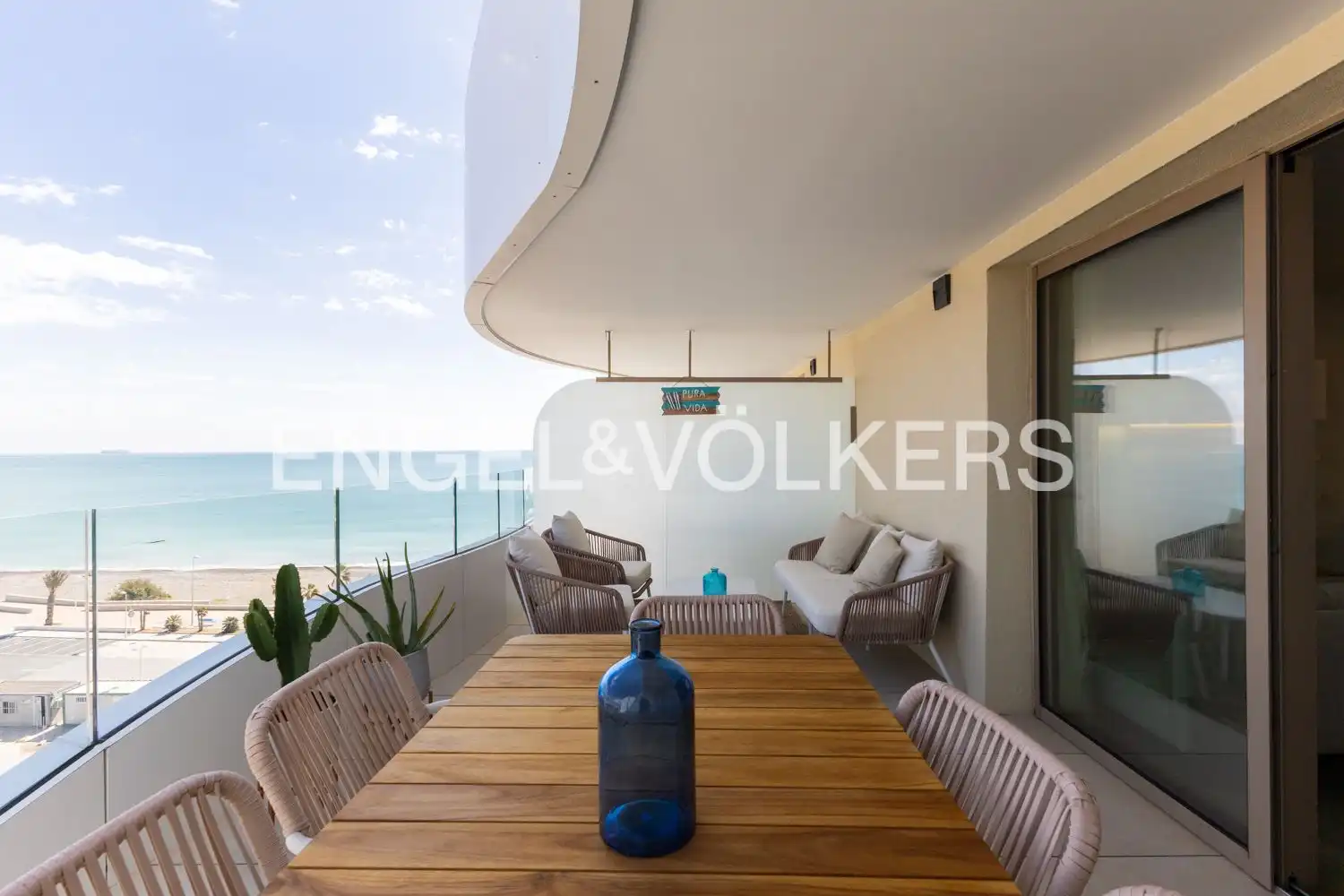 Terrace of Flat for rent in El Puig de Santa Maria  with Air Conditioner, Heating and Private garden