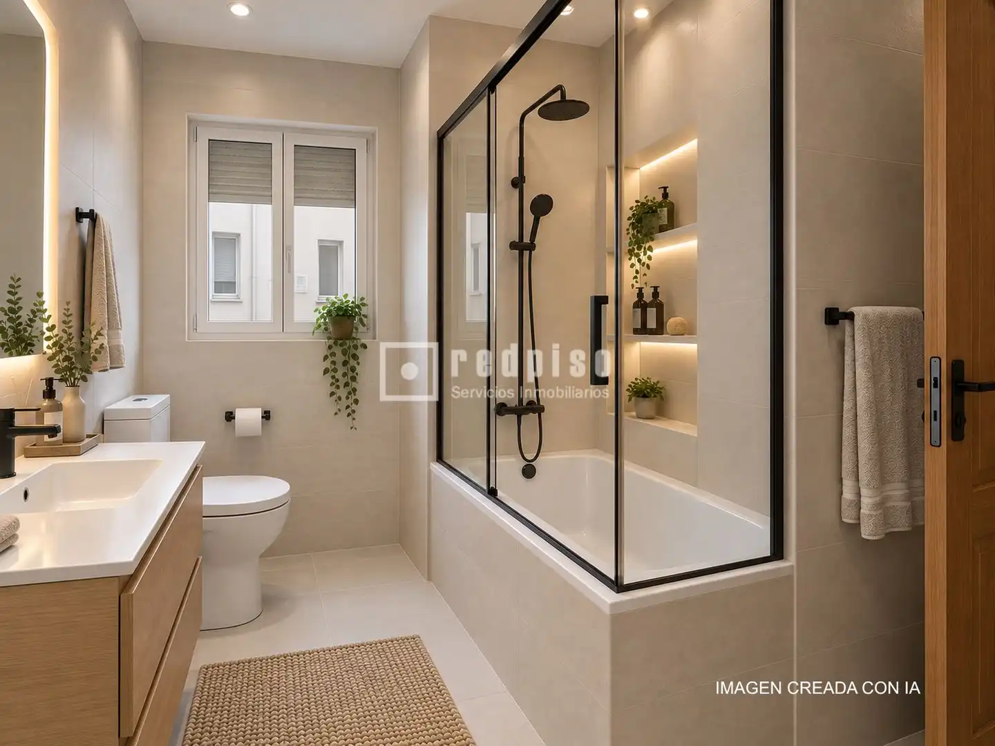 Bathroom of Flat for sale in Madrid  with Heating and Terrace