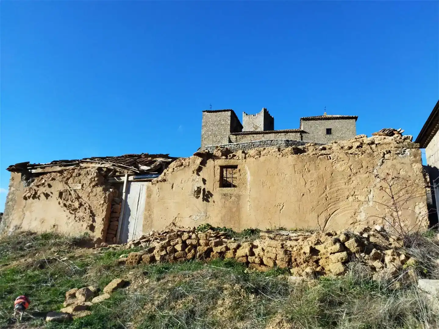 Vista exterior de Planta baixa en venda en Viana de Duero