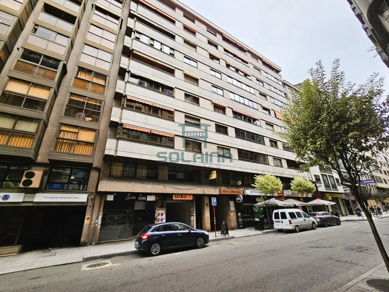 Vista exterior de Piso en venta en Ourense Capital  con Calefacción, Trastero y Amueblado