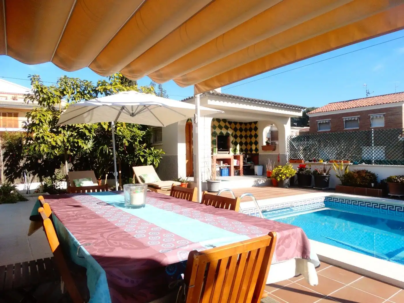 Terrace of Houses for sale in Calafell  with Air Conditioner, Storage room and Swimming Pool