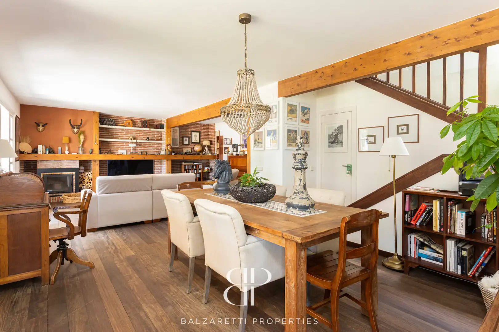 Dining room of Houses for sale in Vallromanes  with Air Conditioner, Heating and Private garden