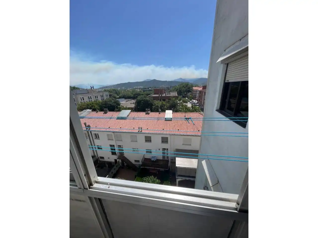 Vista exterior de Pis en venda en Mollet del Vallès amb Aire condicionat