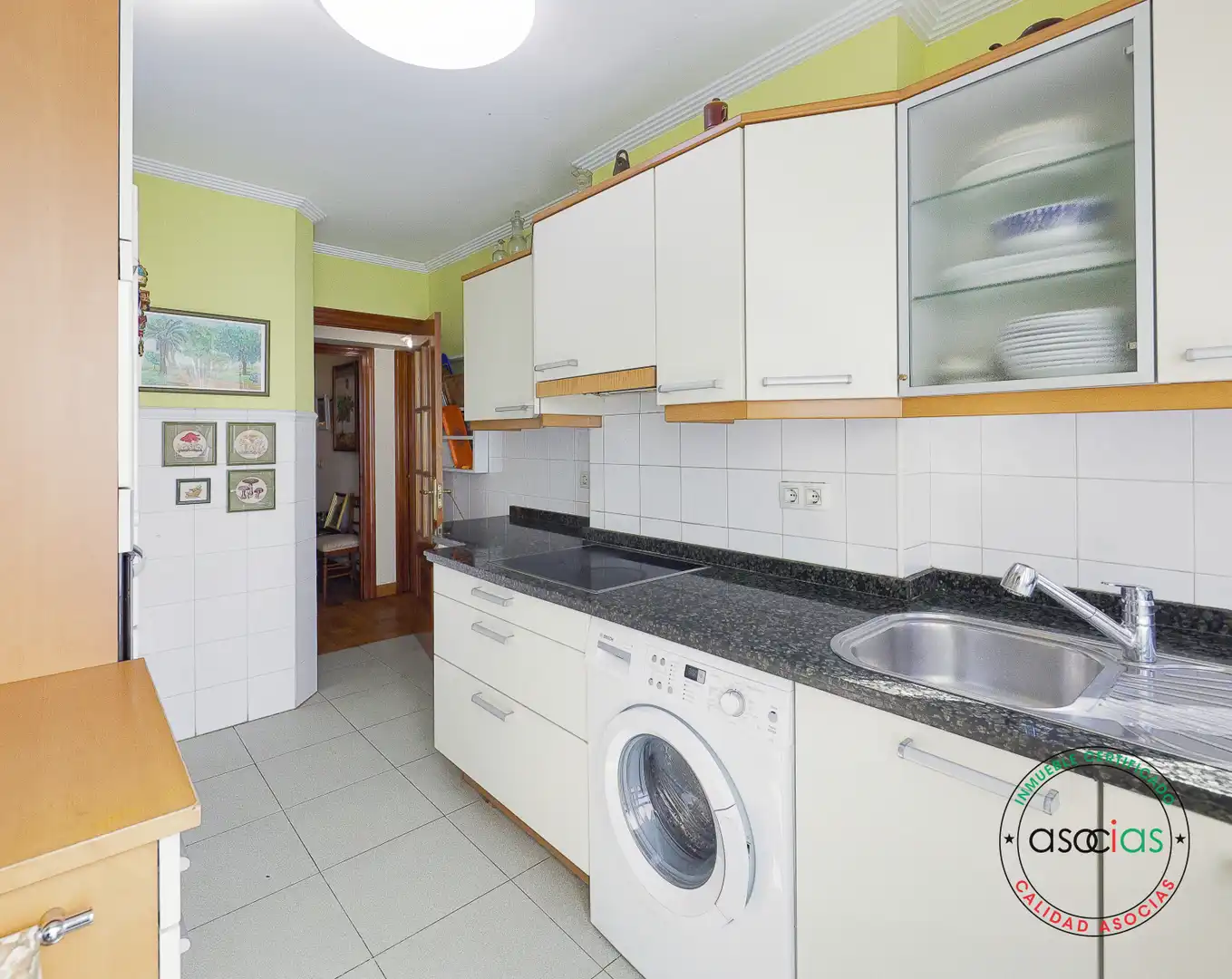 Cocina de Piso en venta en Gijón  con Calefacción, Parquet y Terraza