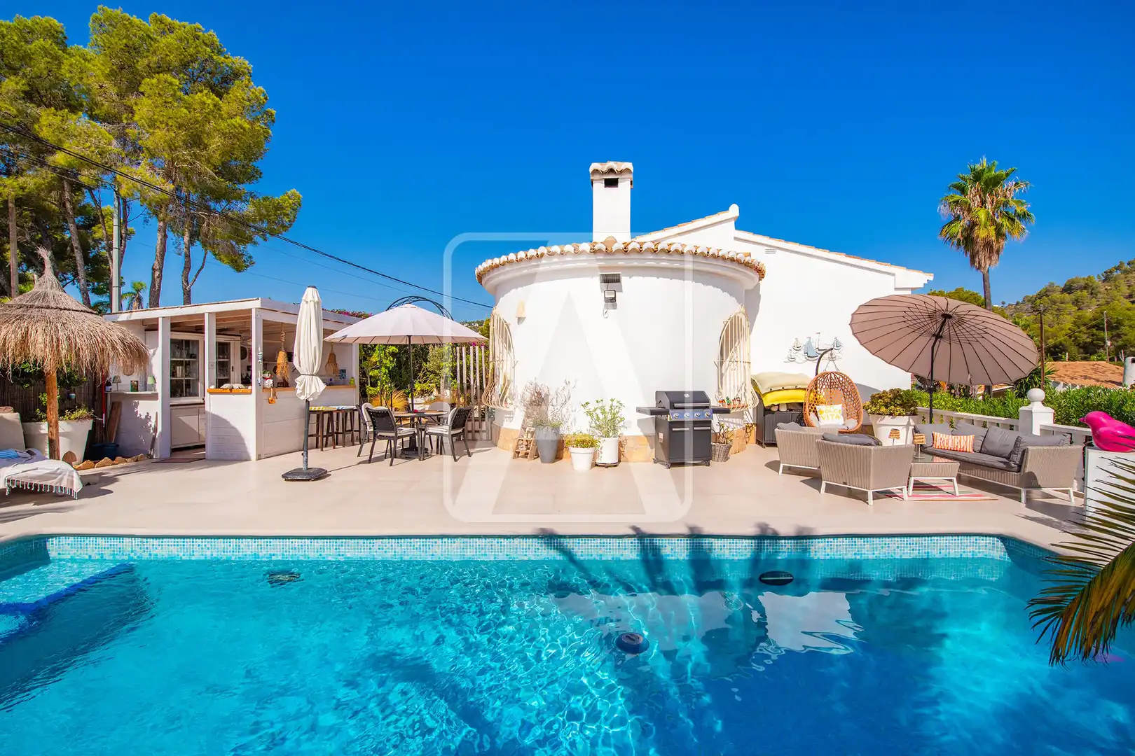 Exterior view of Houses for sale in Benissa  with Air Conditioner, Heating and Private garden