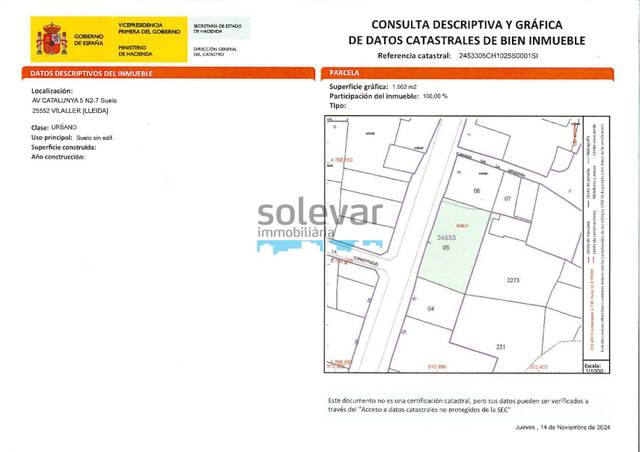 Terreno residencial en Venta en  Catalunya en Vilaller