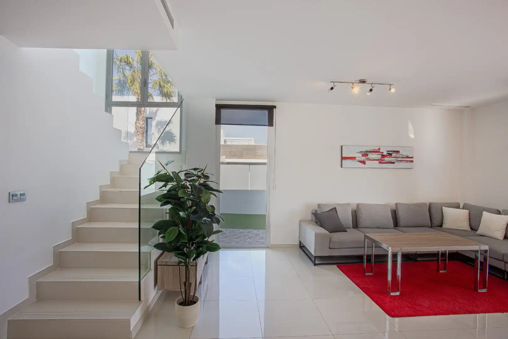 Sala d'estar de Casa o xalet en venda en Orihuela amb Traster, Moblat i Rentadora
