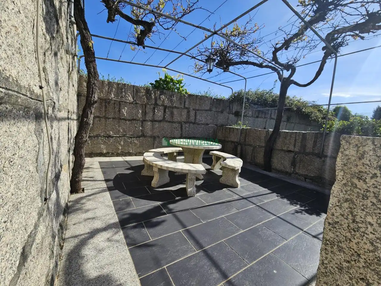 Terraza de Casa o chalet en venta en Sanxenxo con Calefacción y Jardín privado