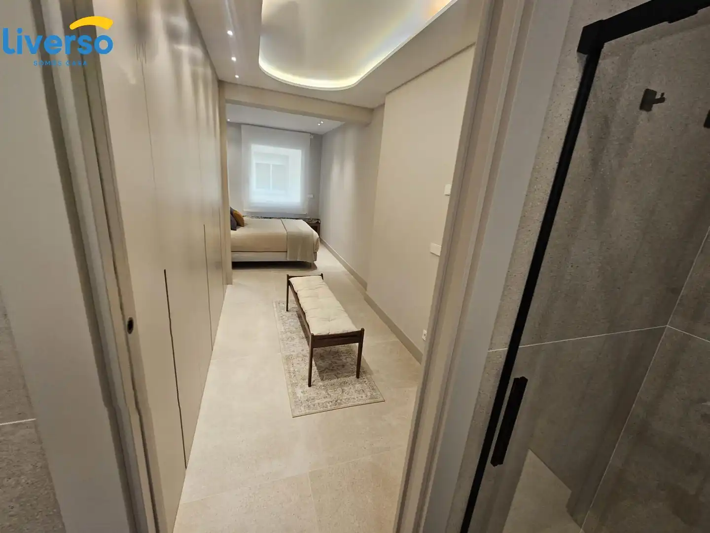 Bedroom of Flat for rent in Burgos  with Heating, Storage room and Furnished