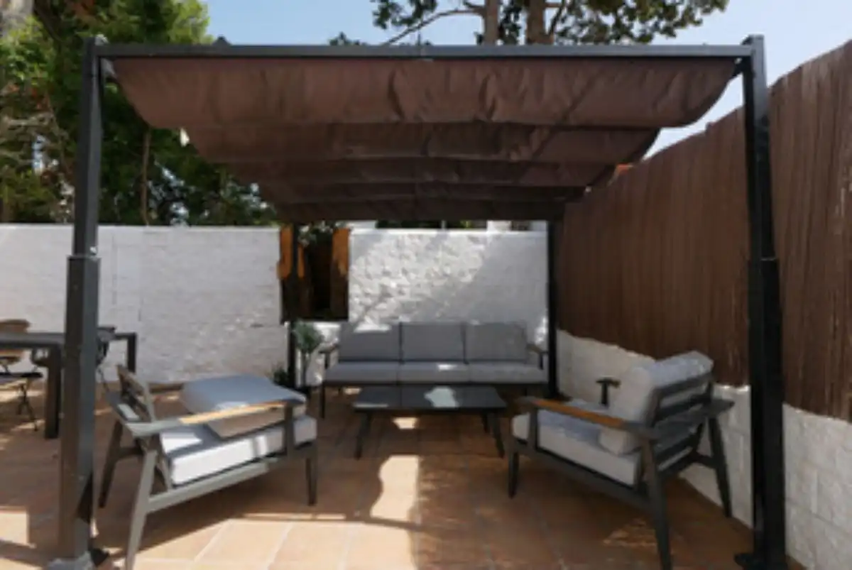 Terrassa de Casa o xalet en venda en Marbella amb Aire condicionat, Jardí privat i Terrassa
