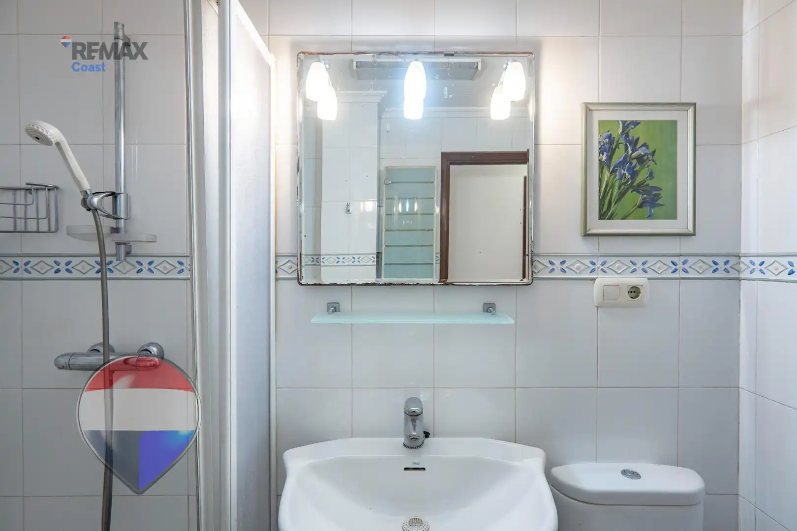 Badezimmer von Wohnung zum Verkauf in Rincón de la Victoria mit Privatgarten, Terrasse und Gemeinschaftspool