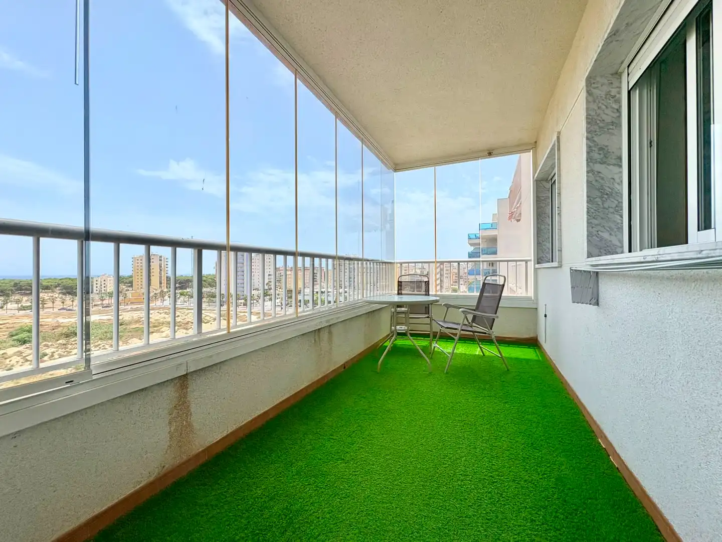 Terrasse von Wohnungen zum Verkauf in Guardamar del Segura mit Klimaanlage, Heizung und Terrasse