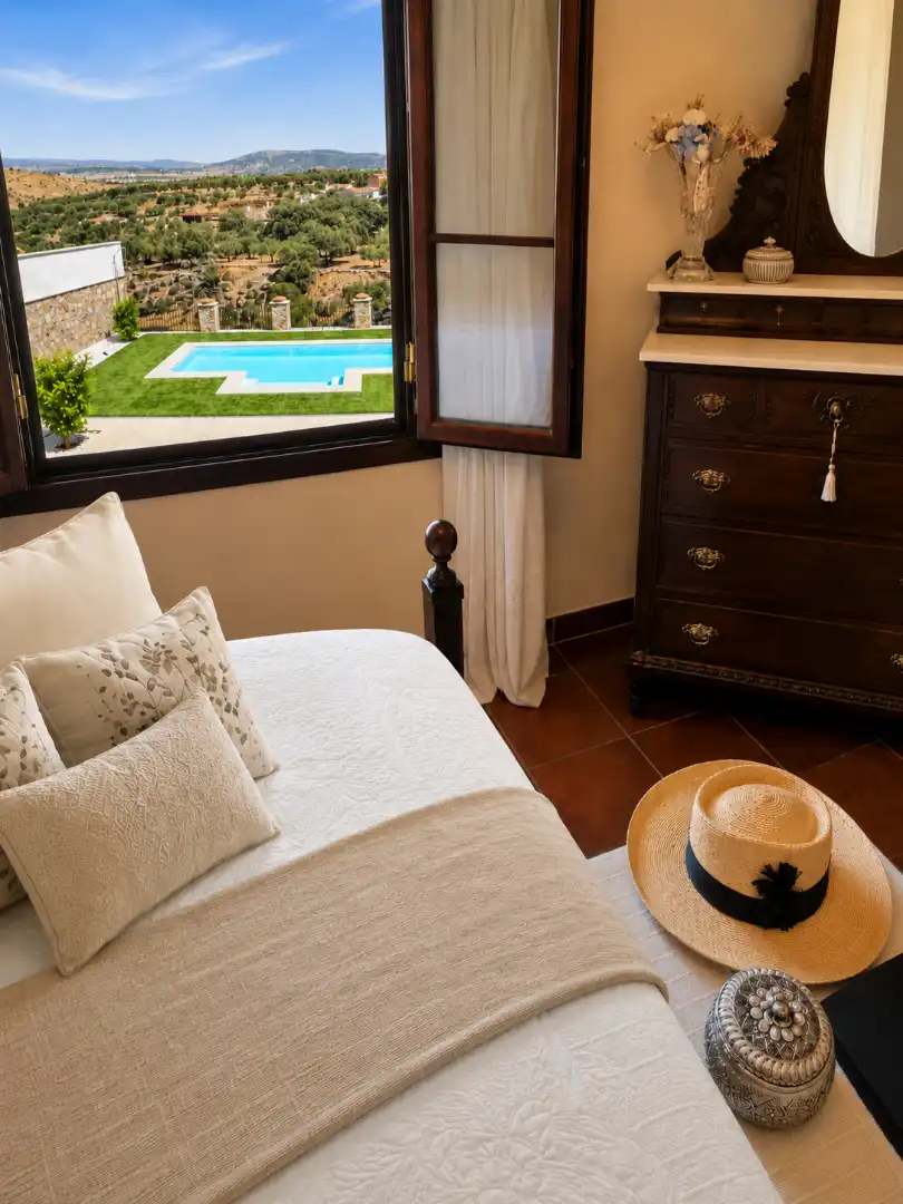 Habitación de Casa o chalet en venta en Valencia de Alcántara con Aire acondicionado, Calefacción y Jardín privado