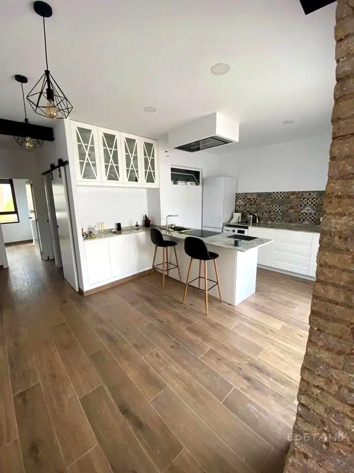 Küche von Wohnung zur Miete in Moncada mit Terrasse und Möbliert