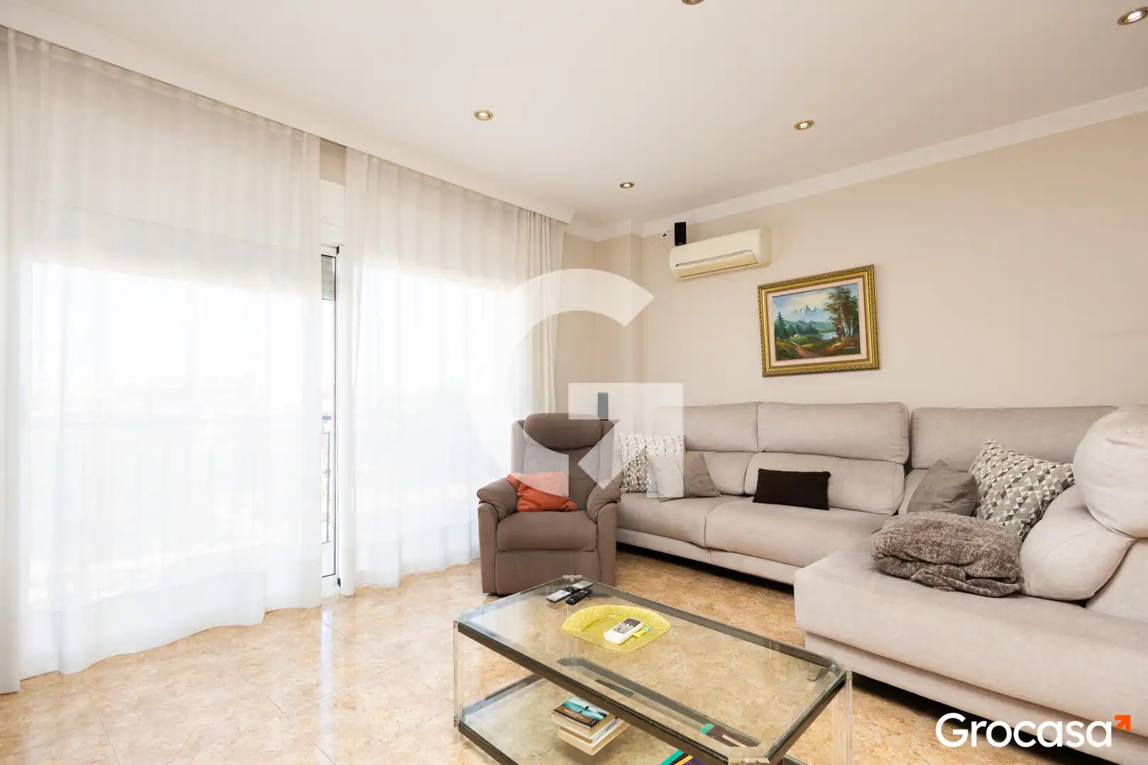Living room of Detached homes for sale in Mataró  with Air Conditioner, Heating and Private garden