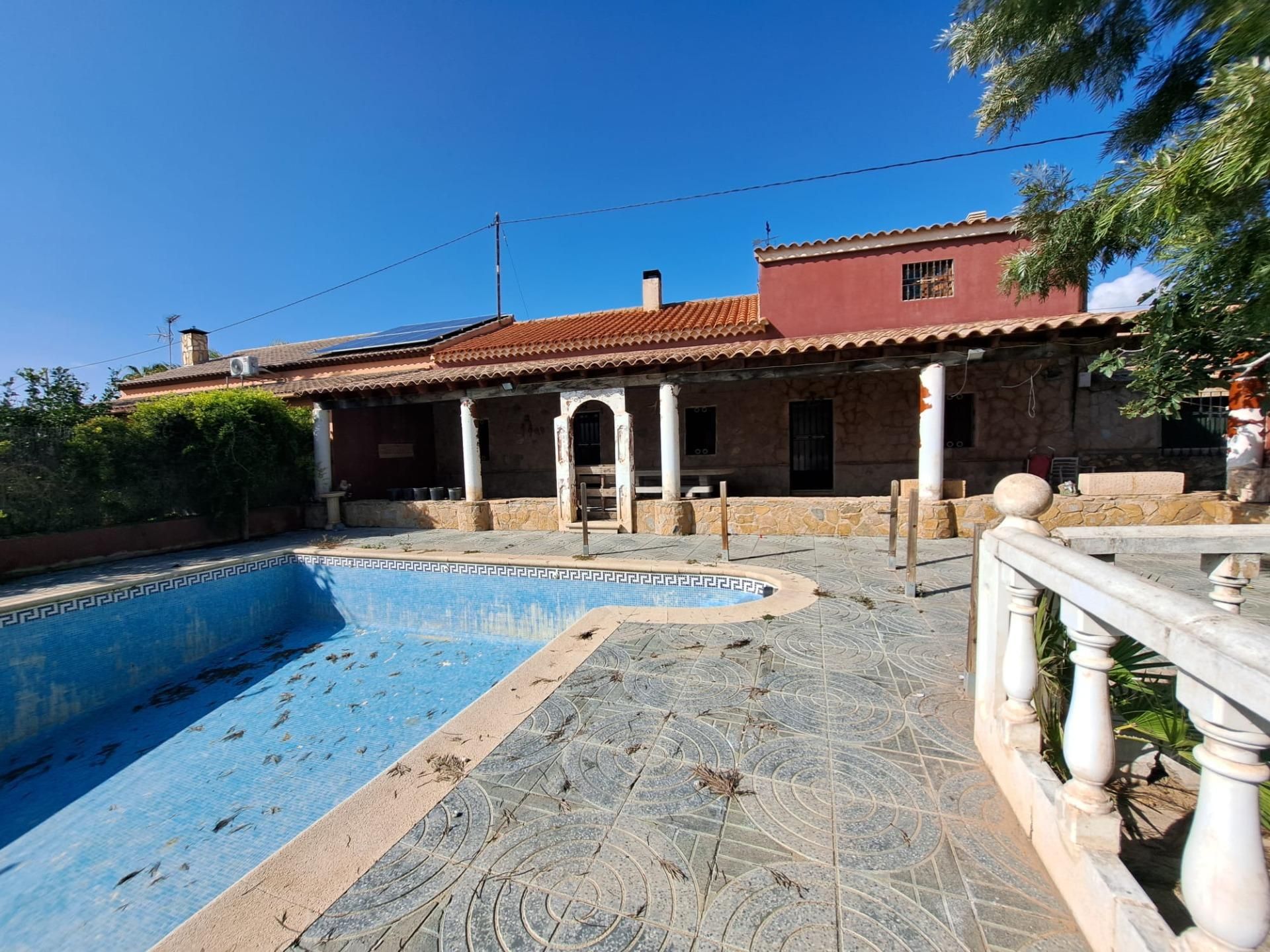 Piscina de Casa o xalet en venda en Lorca amb Jardí privat, Terrassa i Traster