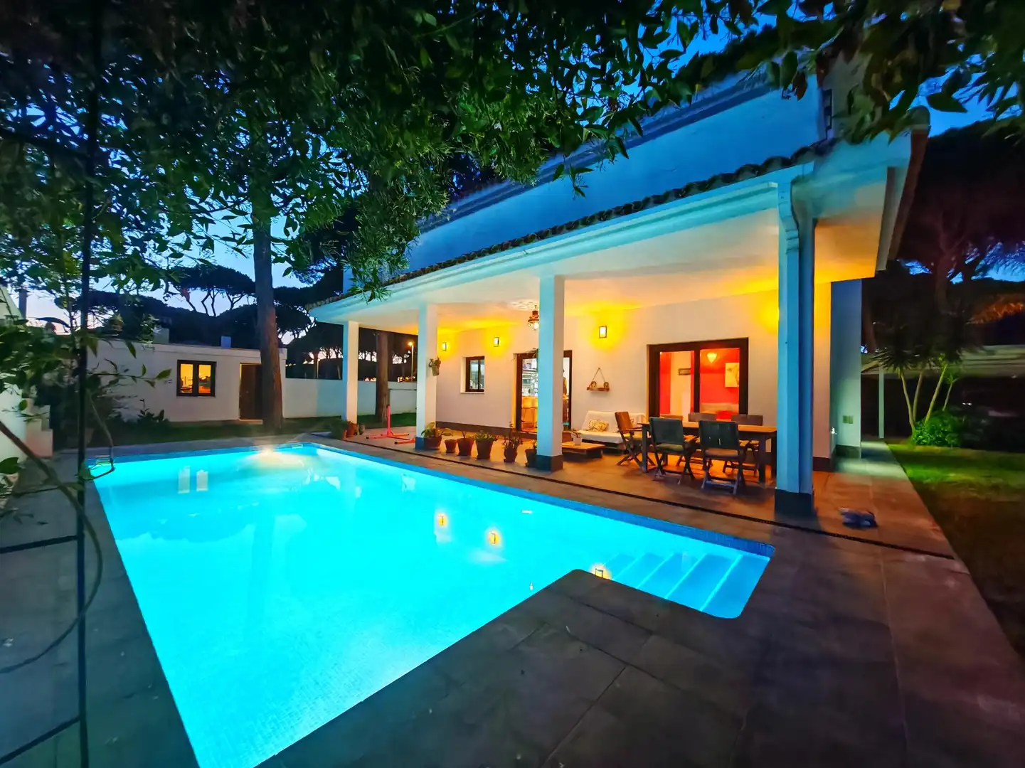 Piscina de Casa o chalet en venta en Chiclana de la Frontera con Aire acondicionado, Jardín privado y Terraza