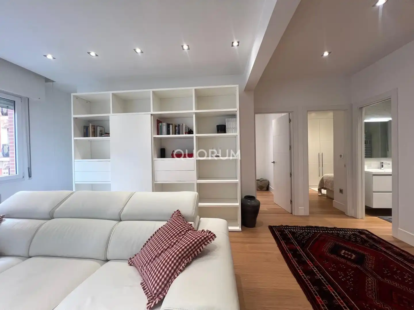 Living room of Flat for rent in Bilbao   with Heating and Furnished