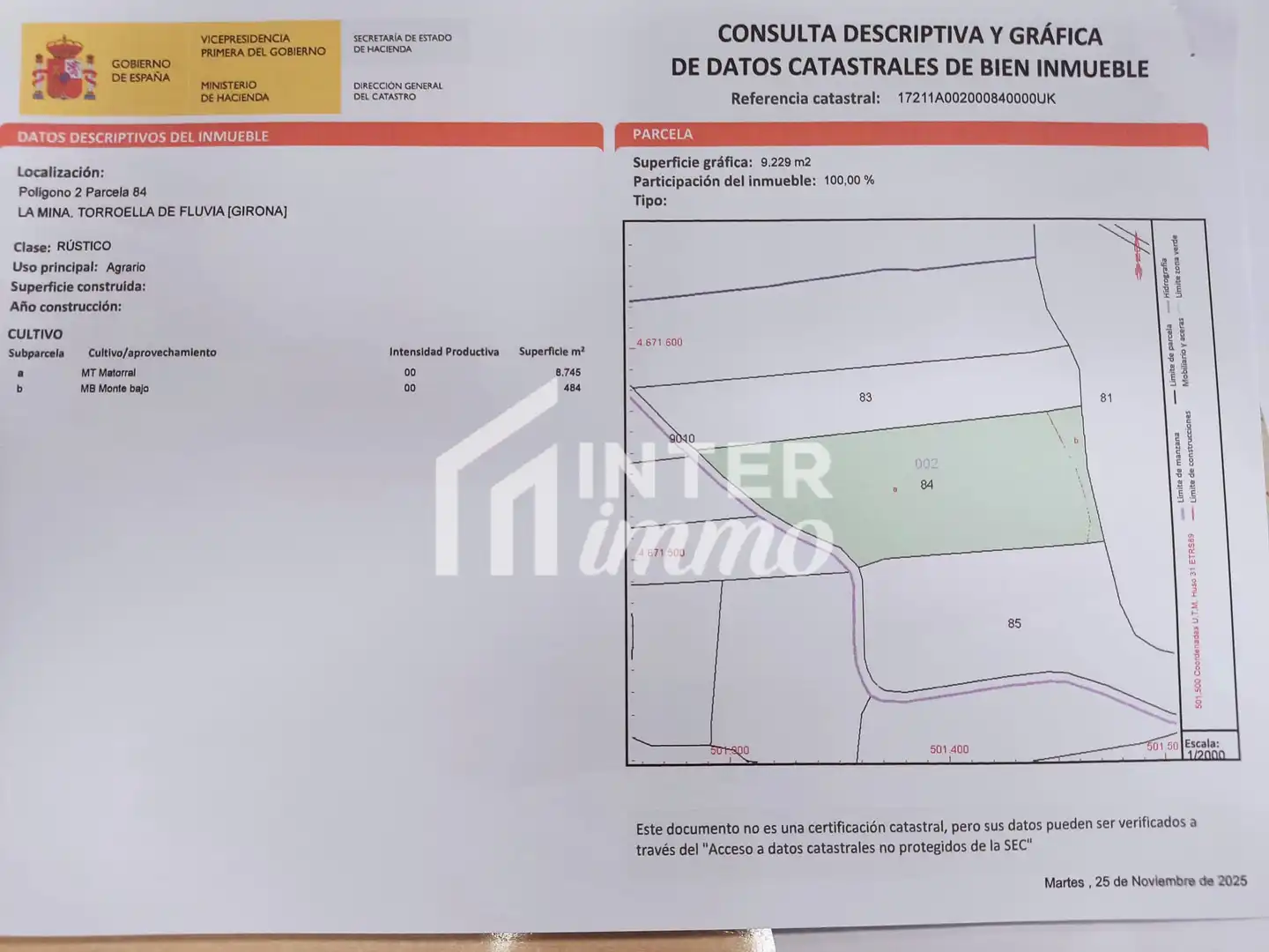 Residential land for sale in Carretera Vilamacolum 0, imagen 14