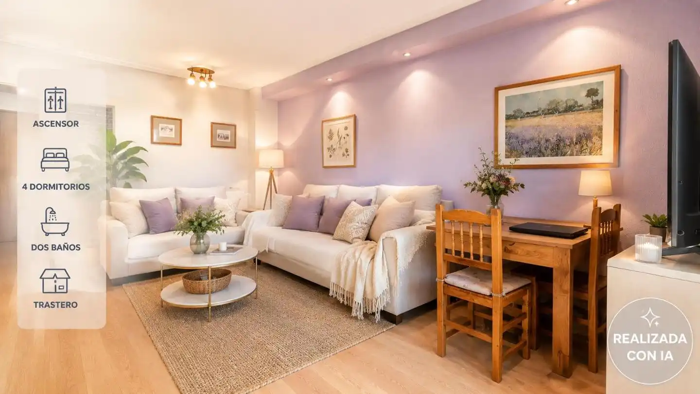 Sala de estar de Piso en venta en Móstoles con Terraza
